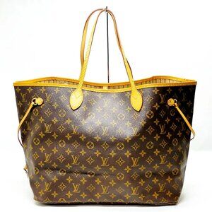 Louis Vuitton LV Tote Bag Neverfull GM Brown Monogram 885-083025